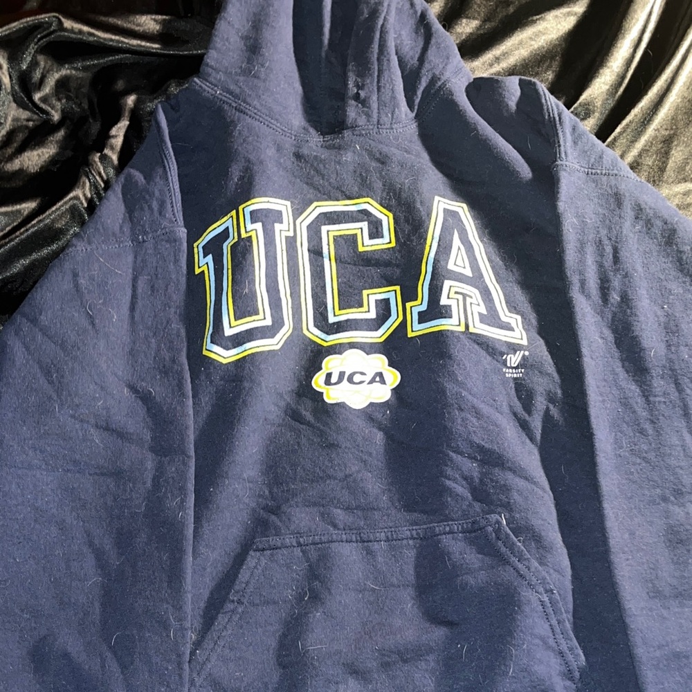 Varsity Navy Blue Kids Hoodie
